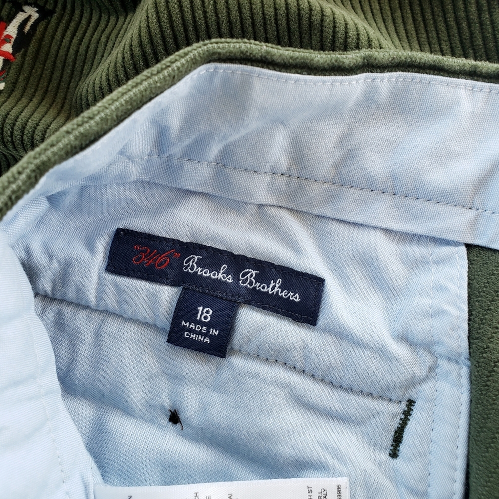 BROOKS BROTHERS Boys Wide Whale Corduroy Pants - Picture 3 of 6